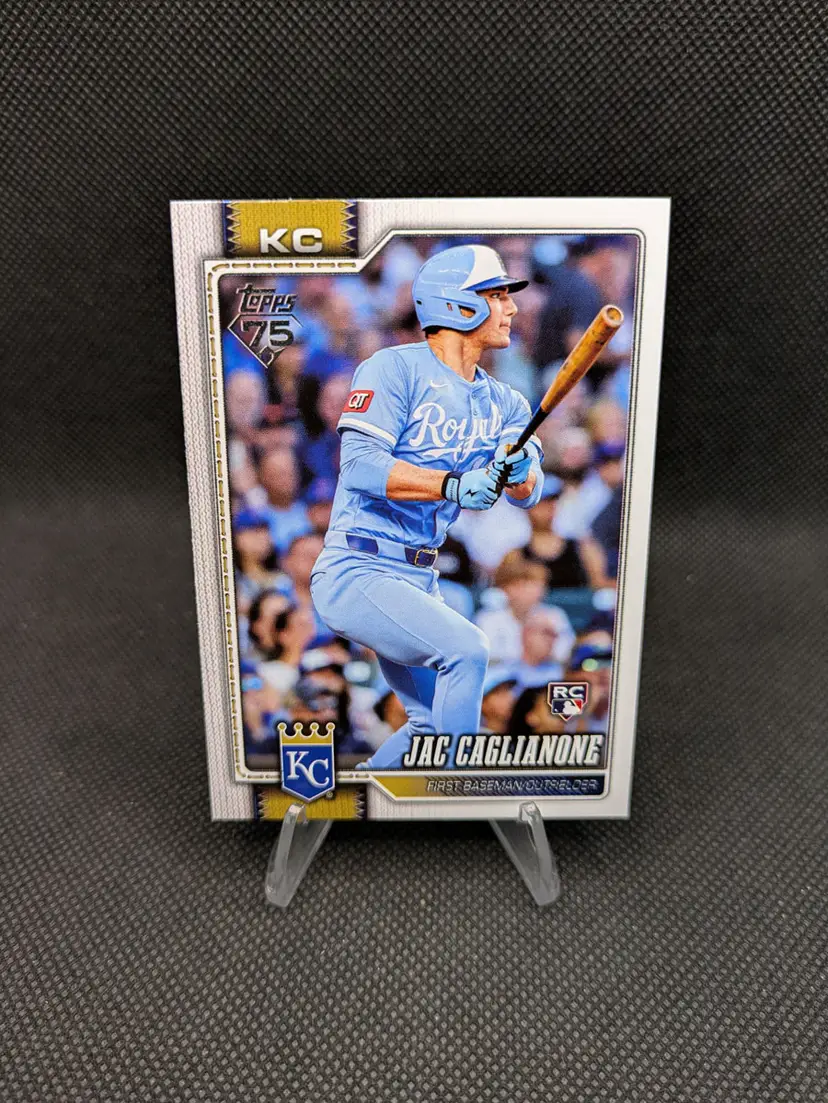 Jac Caglianone 2026 Topps Series 1 #138 Rookie Card (RC) - Kansas City Royals