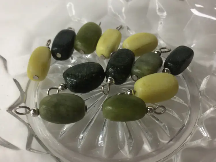 #01 Gemstone Charm Beads  0.7 oz. Great for crafting or making jewelry!