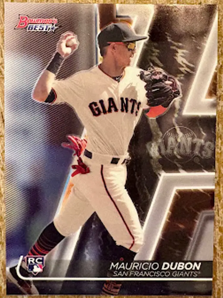 2020 Bowman's Best Mauricio Dubon Rookie Card RC San Francisco Giants