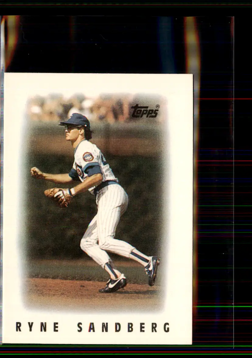 Ryne Sandberg 1986 Topps Major League Leaders #39 - Chicago Cubs - (pk2-61)