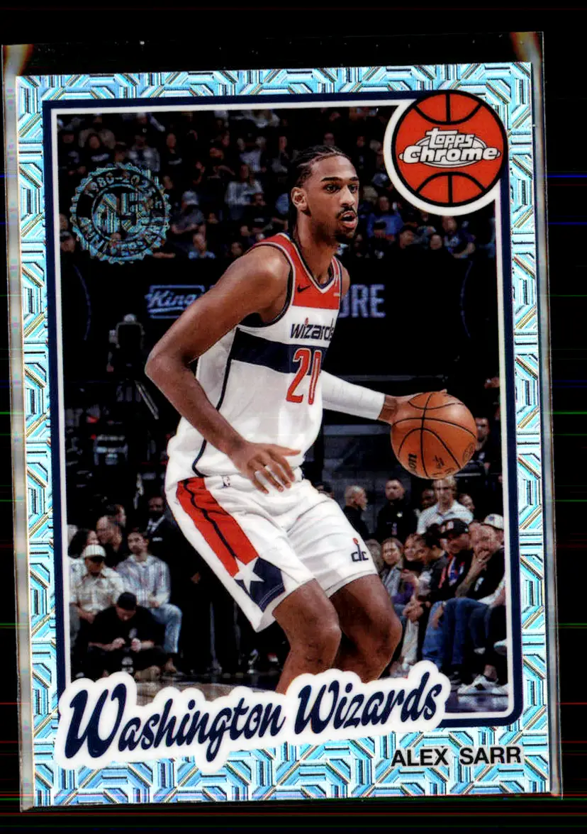 Alex Sarr 2025-26 Topps 1980-81 Topps Chrome #TC-AR - (135) - Washington Wizards