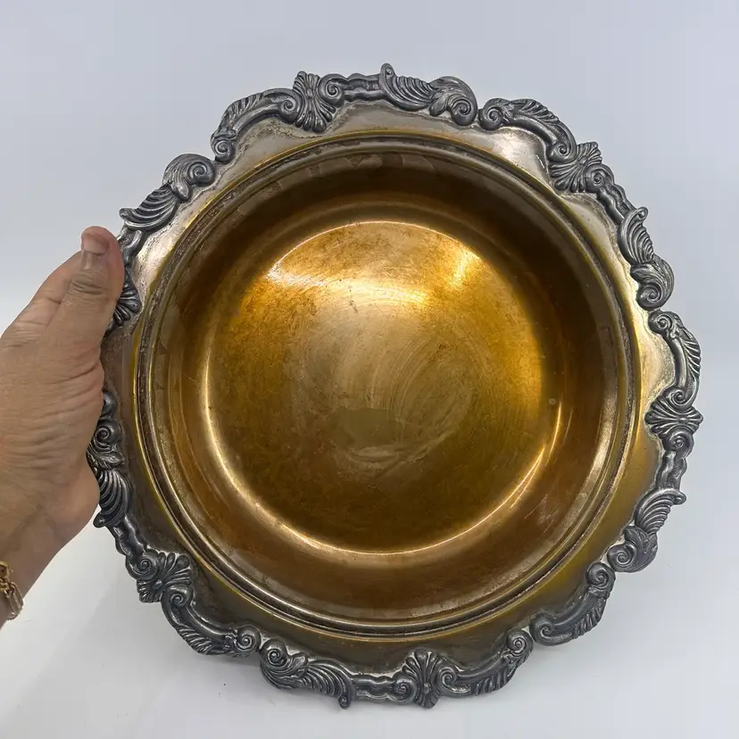 Vintage Old English Silver Plated Bowl 11.5”