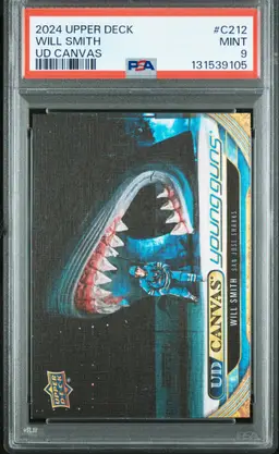 2024-25 Upper Deck Will Smith Canvas Young Guns  Graded PSA 9 (San Jose Sharks)