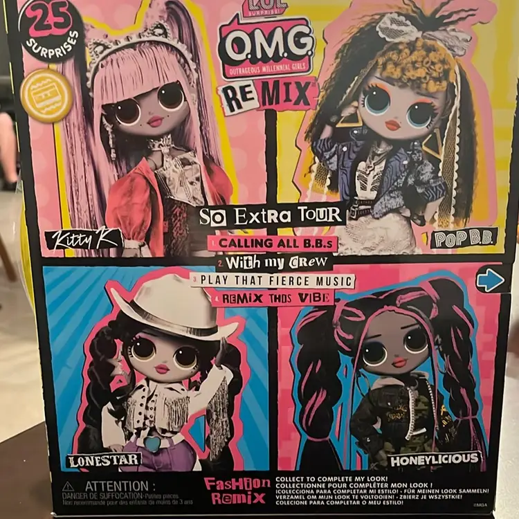 LOL Surprise OMG Remix Pop B.B. Fashion Doll 25 Surprises New In Box Sealed