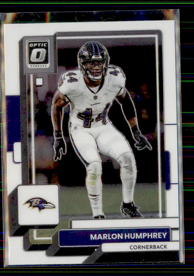 Marlon Humphrey 2022 Donruss Optic #18 - Baltimore Ravens - (130-74)