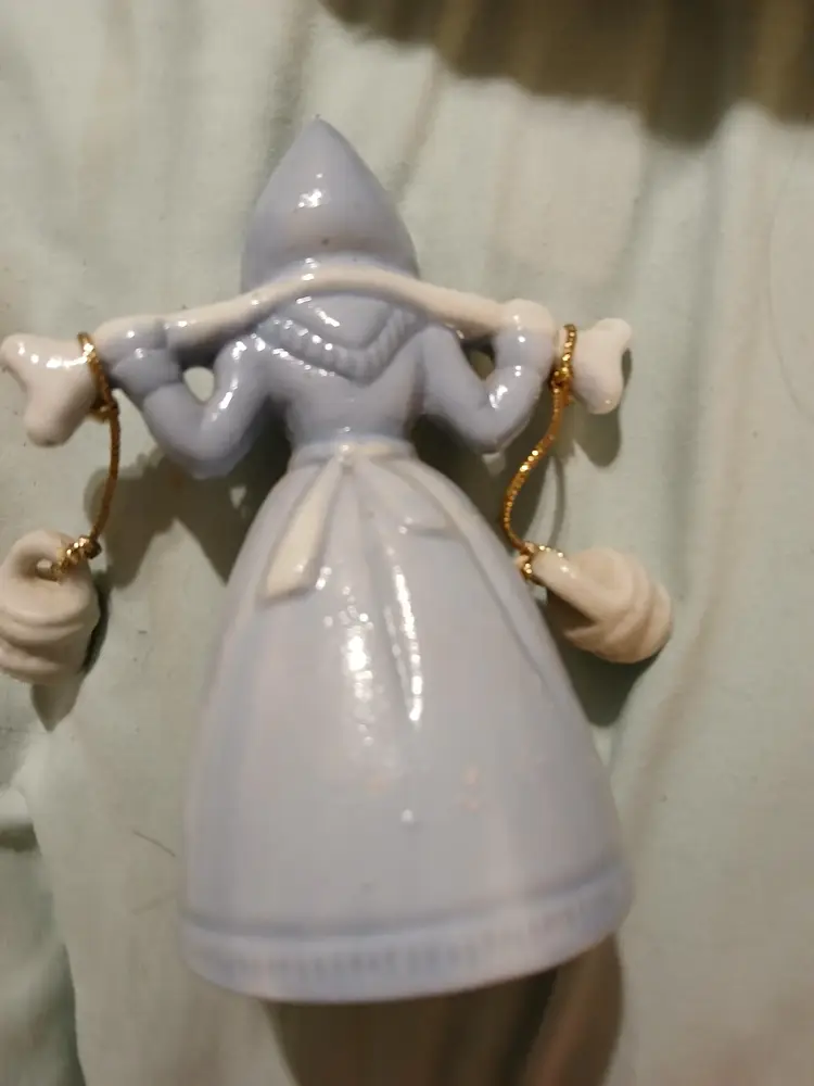 Dutch Girl Porcelain  Bell