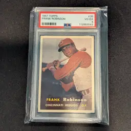 1957 Topps #35 Frank Robinson RC PSA 4 - Cincinnati Redlegs (Reds)