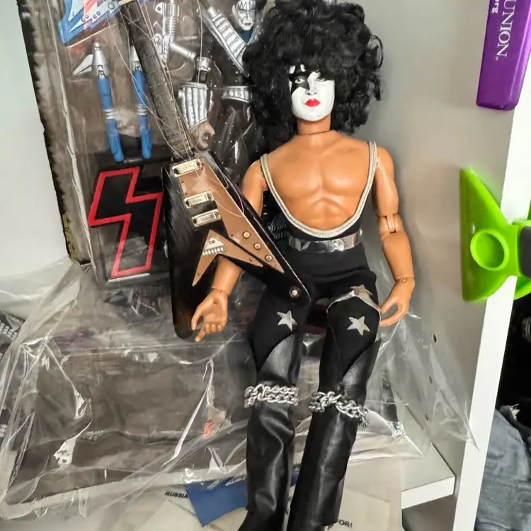 1977 Kiss Figure With Original Guitar