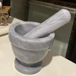 Marble Mortar And Pestle