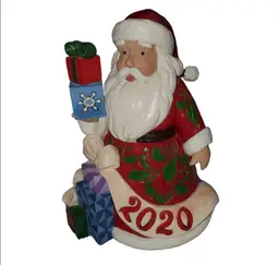 Jim Shore 2020 "The Joy of Giving" Santa Figurine