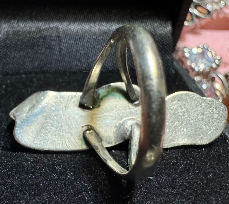 Sterling MOP + Turquoise Sz 5 Ring