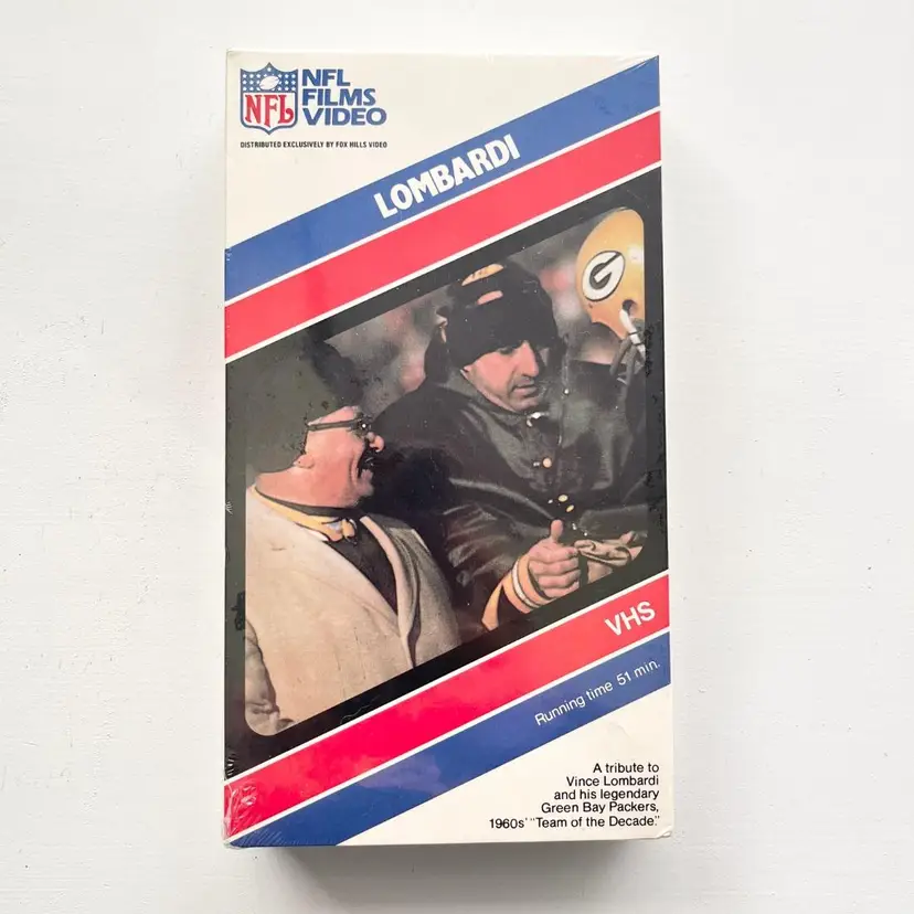 Vince Lombardi NFL Football Green Bay Packers VHS Video Tape Vintage