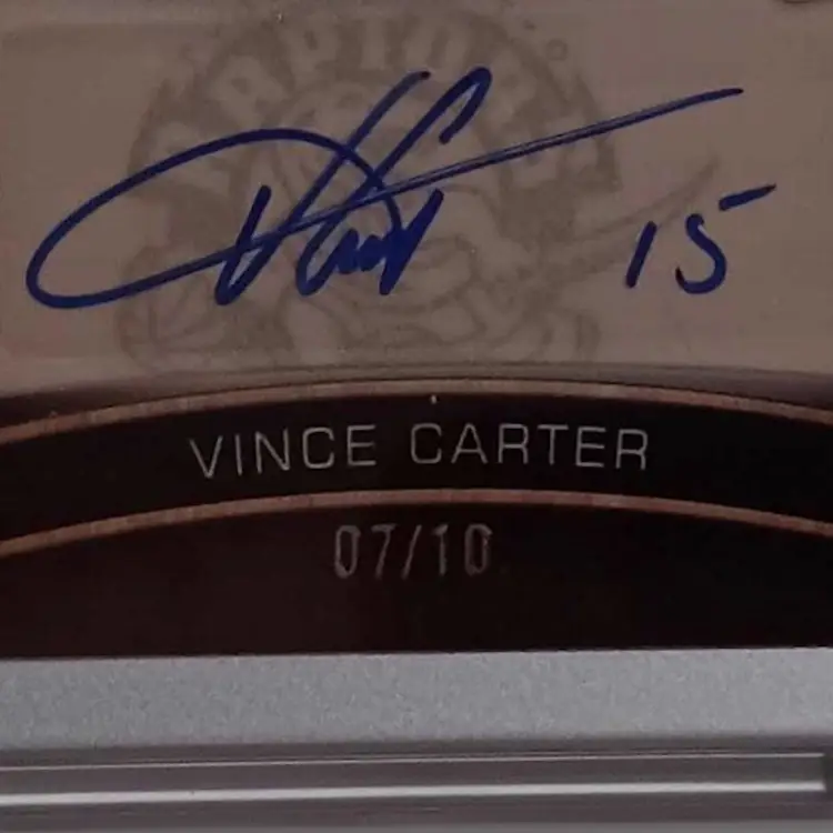 2025-26 Topps NBA Marks of Excellence Vince Carter Auto #d 7/10
Raptors