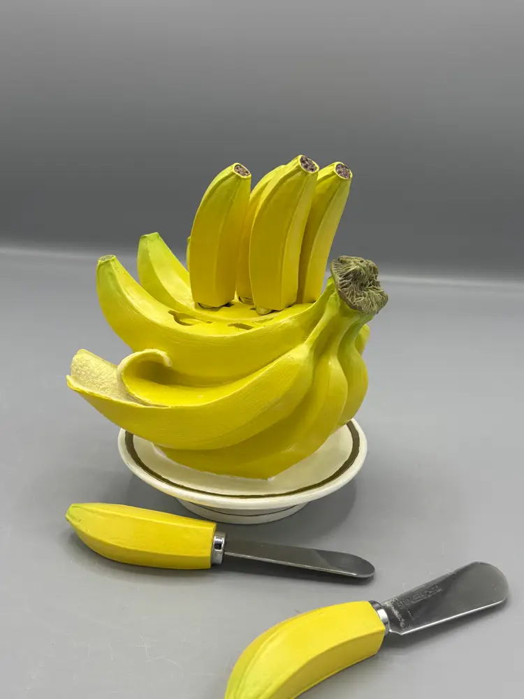 Banana Knife holder in banana
