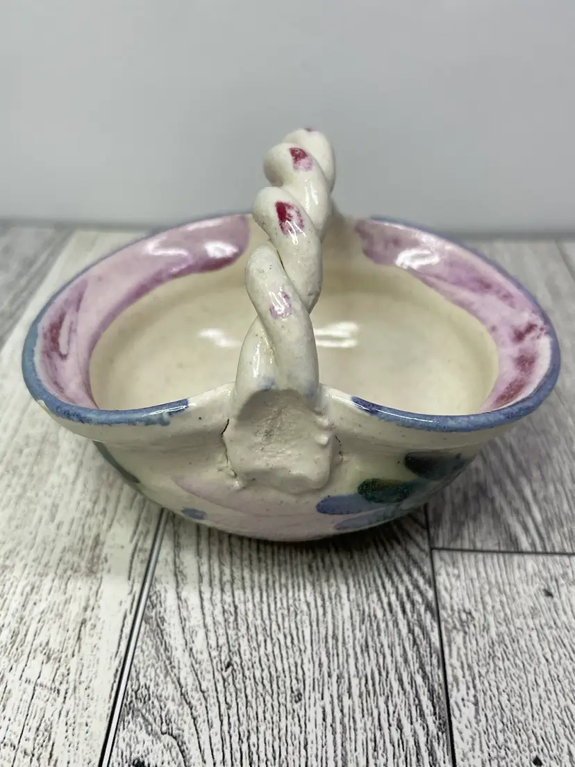 Handmade Pottery Basket