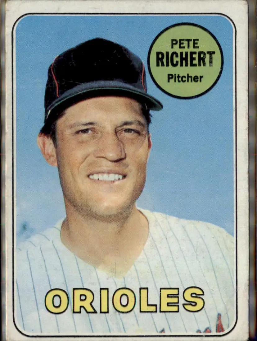 1969 Topps #86 Pete Richert - (pk3) - Baltimore Orioles