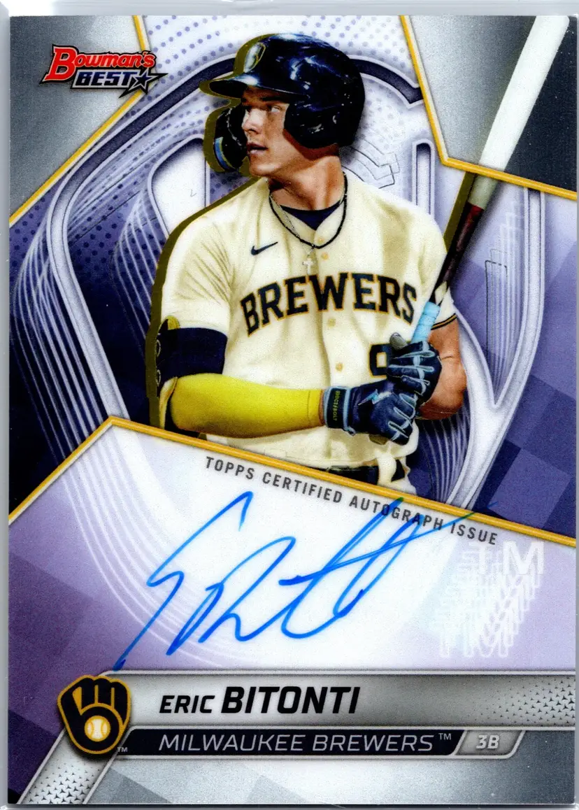 2025 Bowman's Best Eric Bitonti #B25-EBI Best of Auto Brewers