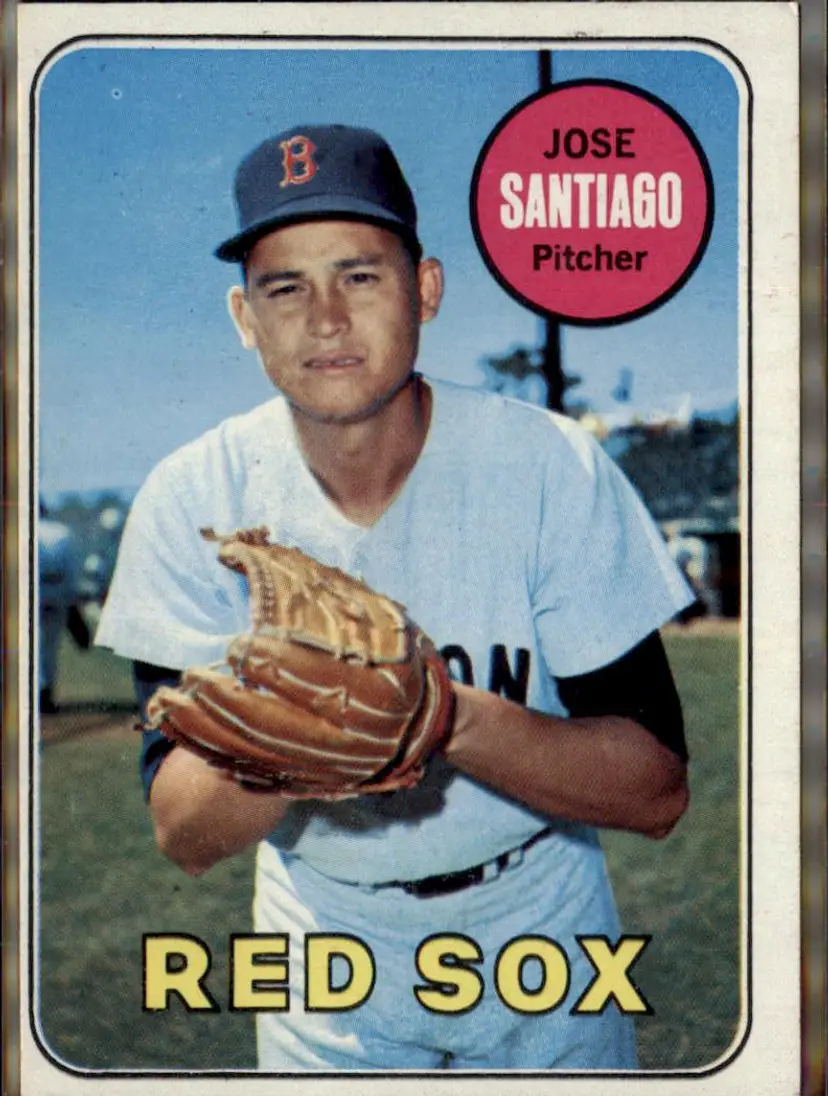 1969 Topps #21 Jose Santiago - (pk3) - Boston Red Sox