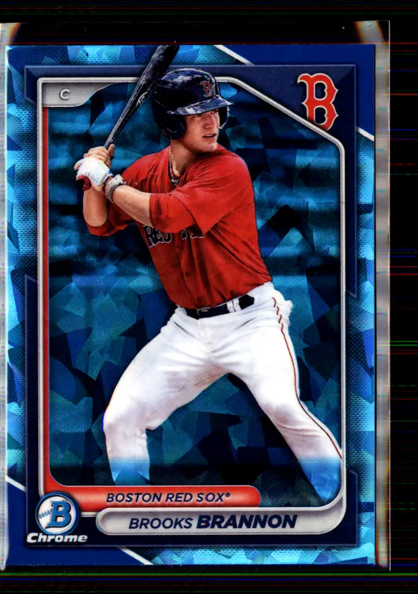 Brooks Brannon 2024 Bowman Chrome Sapphire #BCP-95 - Boston Red Sox - (147-144)