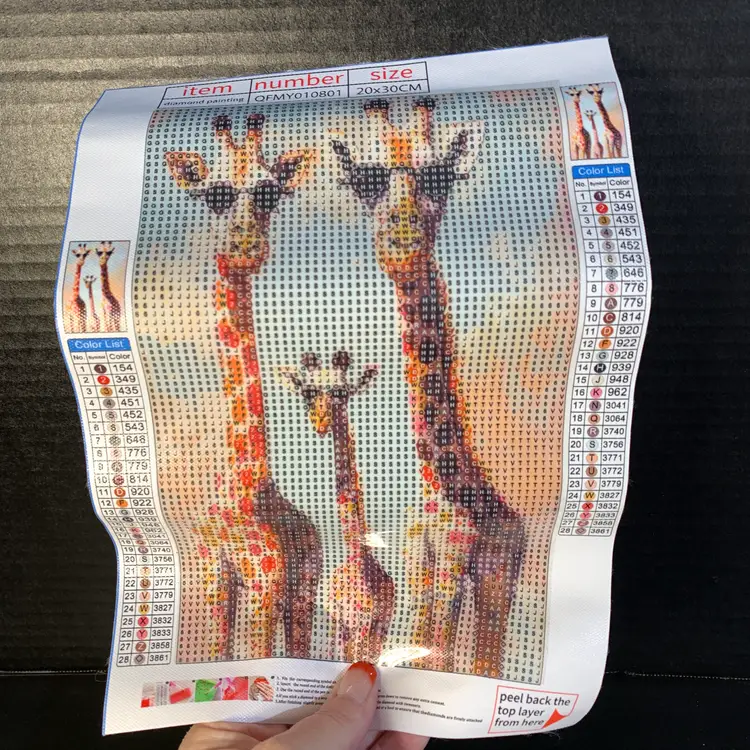 Giraffe Diamond Art Kit