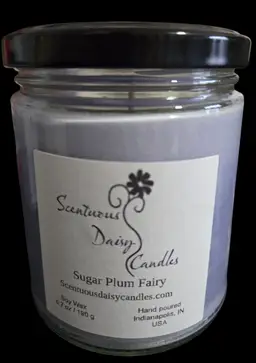 Sugar Plum Fairy Handpoured Soy Candle