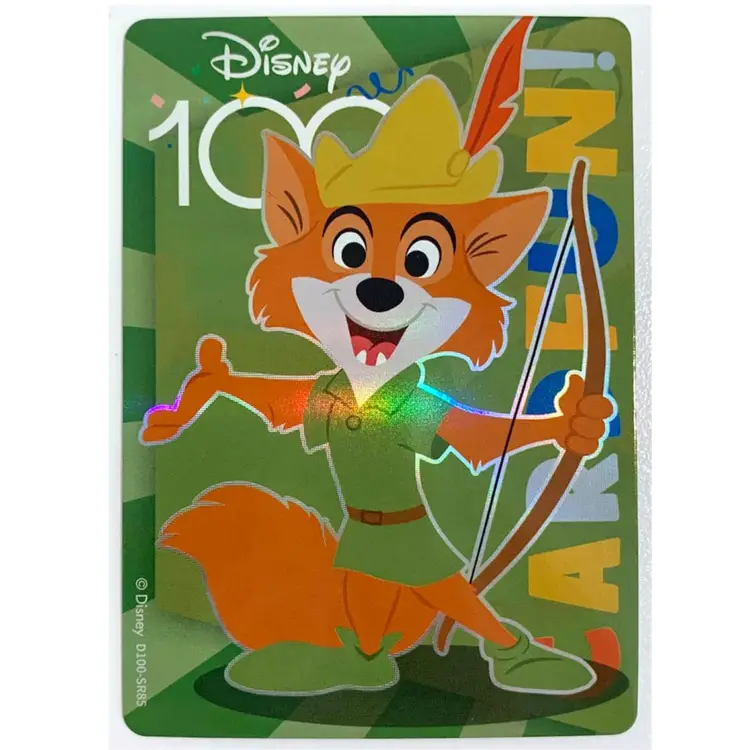 Robin Hood Disney 100 Years Of Wonder Card.fun Joyful Base
