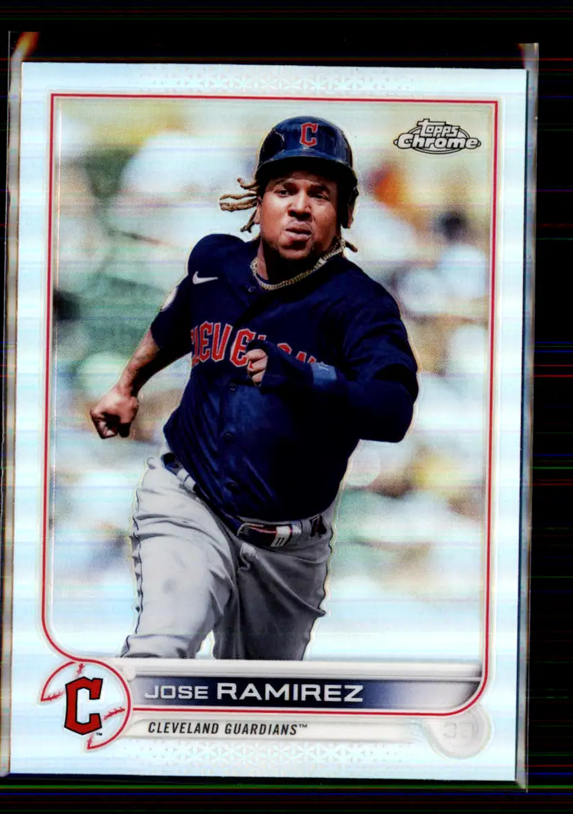 Jose Ramirez 2022 Topps Chrome Refractor #151 - Cleveland Guardians - (147-249)