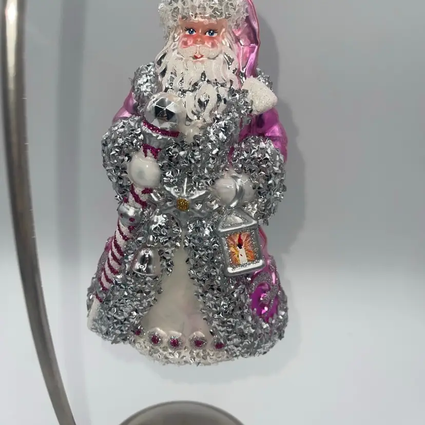 08-HeARTfully Yours™  Ruby Sterling Ornament Purple/pink Coat Christopher Radko