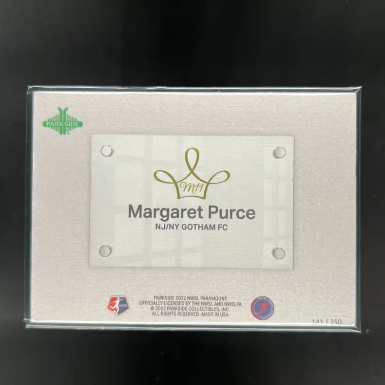 Midge Purce 2022 NWSL Parkside Paramount Majesty /250 Soccer Card