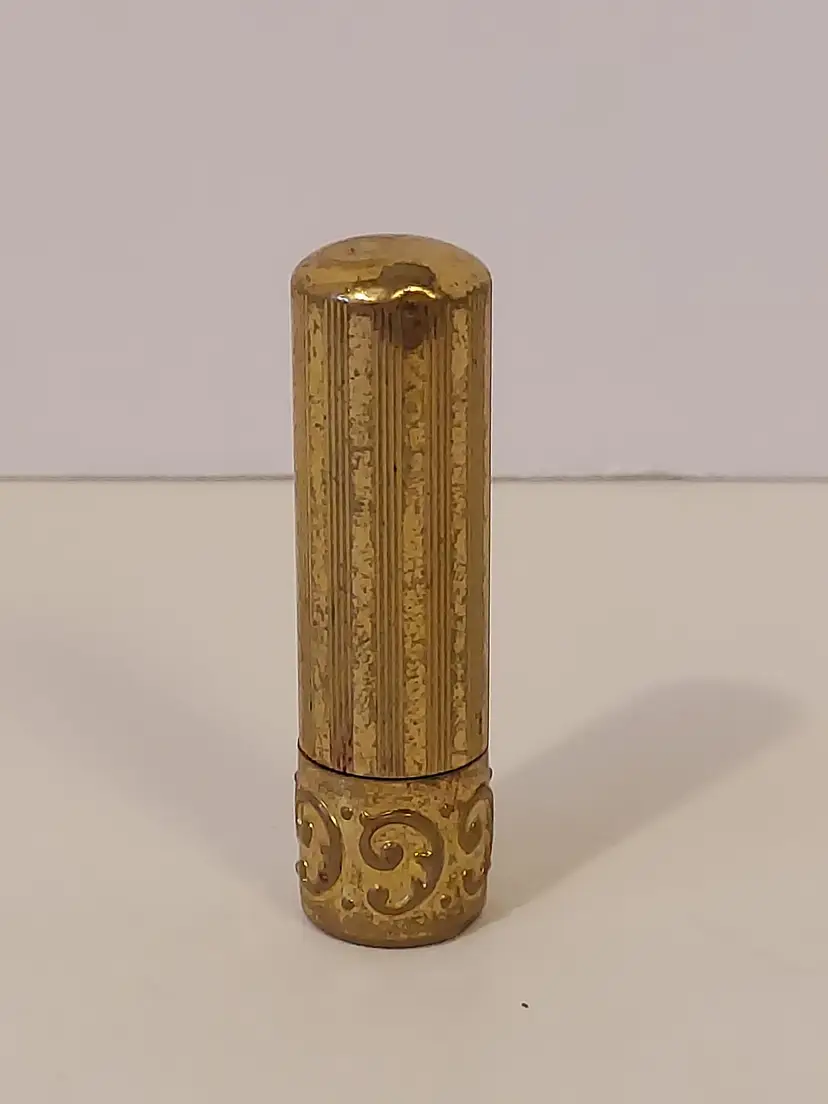 Vintage Goldtone Lipstick Case