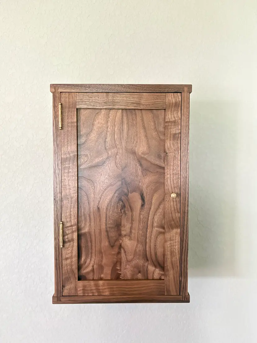 Walnut Wall-hanging Cabinet