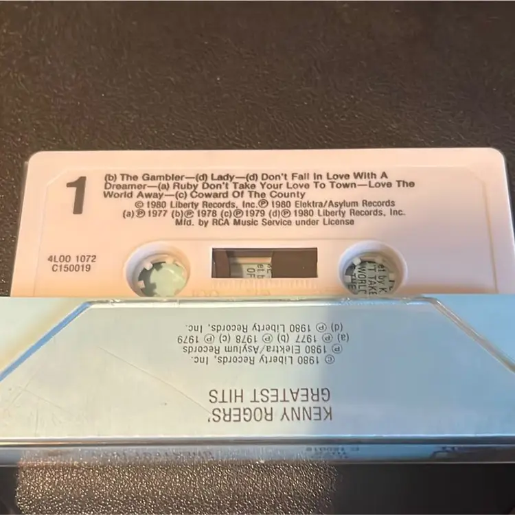 Kenny Rogers Greatest Hits Cassette