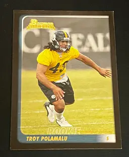 Troy Polamalu 2003 Bowman #257 Rookie RC Pittsburgh Steelers