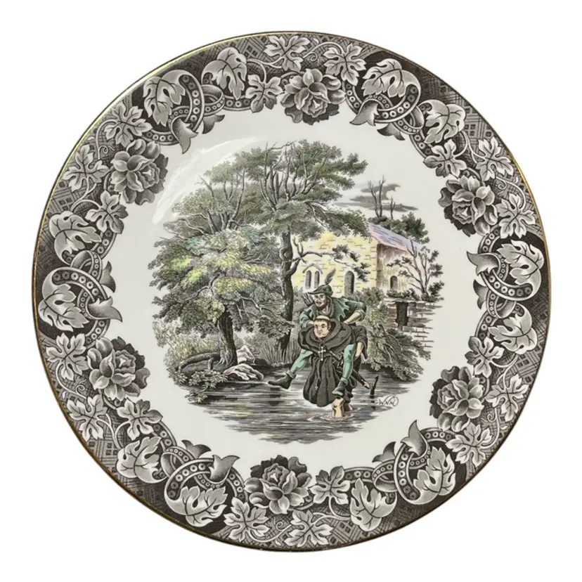 Rare Robin Hood Mid-Century Collector's Plate – W. Nicholas Mellor