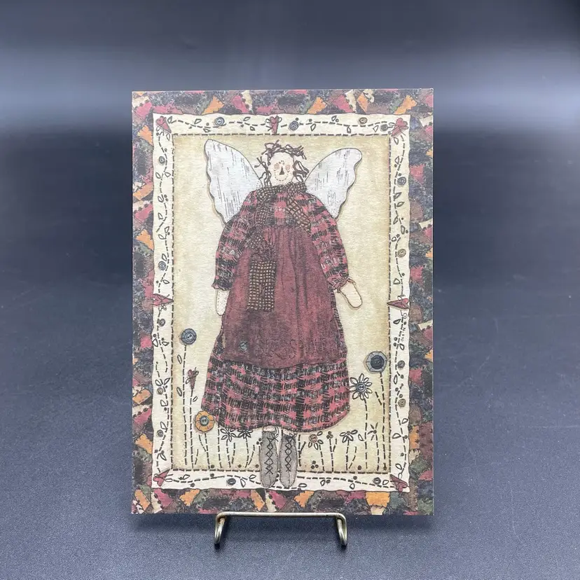 Deb Strain Saltbox Illustrations Greeting Cards Primitive VTG Ephemera Set of 6