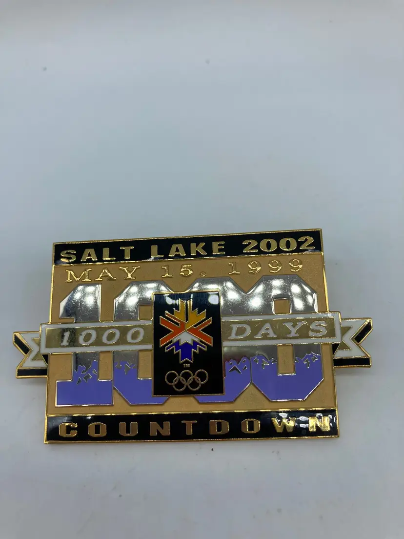 Salt Lake City 2002 Olympic Games 1000 Days Countdown Pin