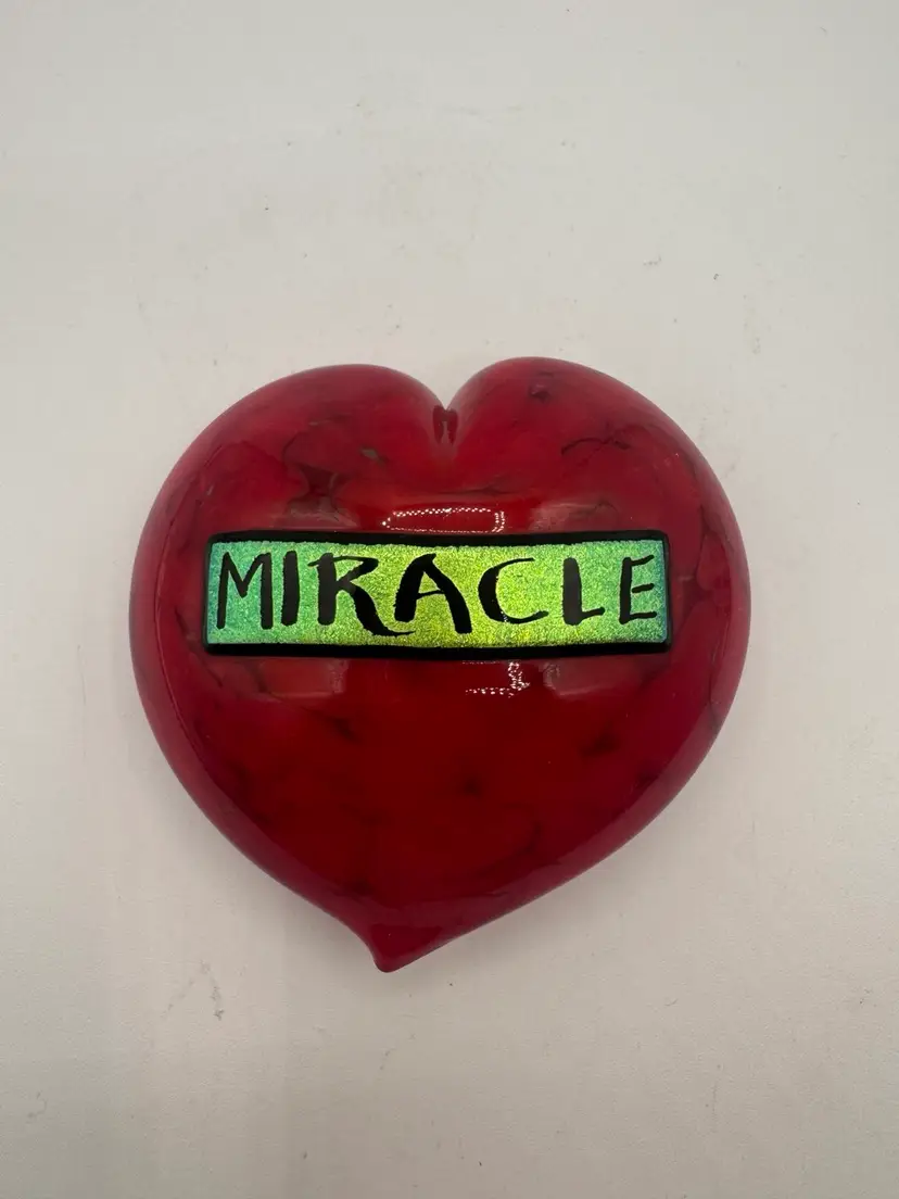 Mad Art Glass Studios 2007 Dichroic “Miracle” Paperweight