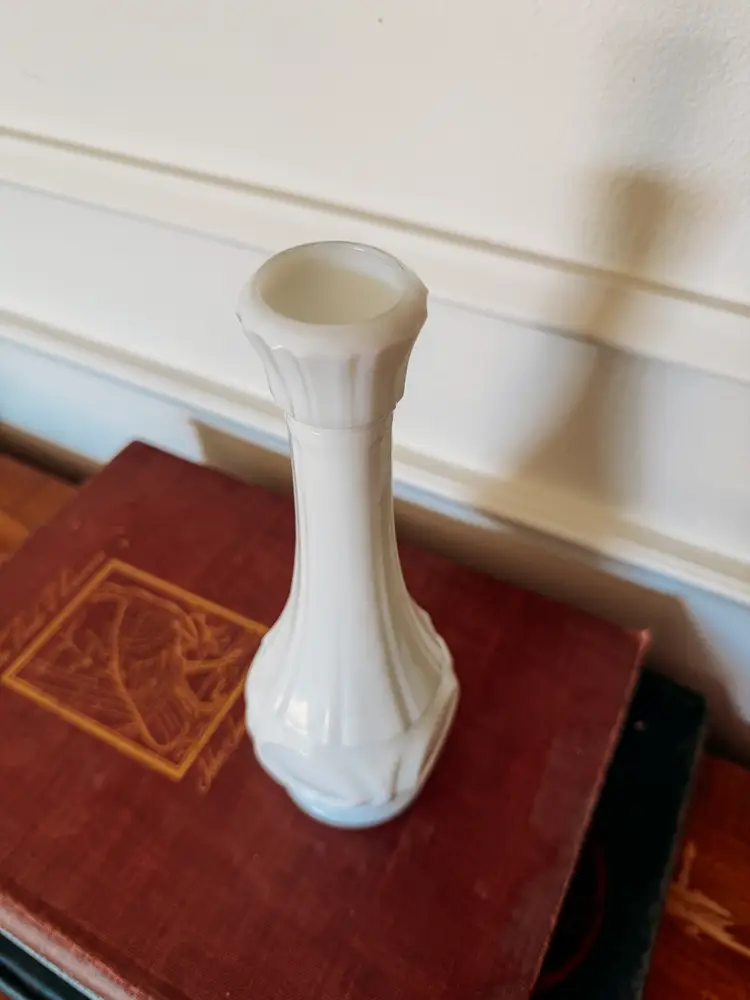 Milk Glass Bud Vase