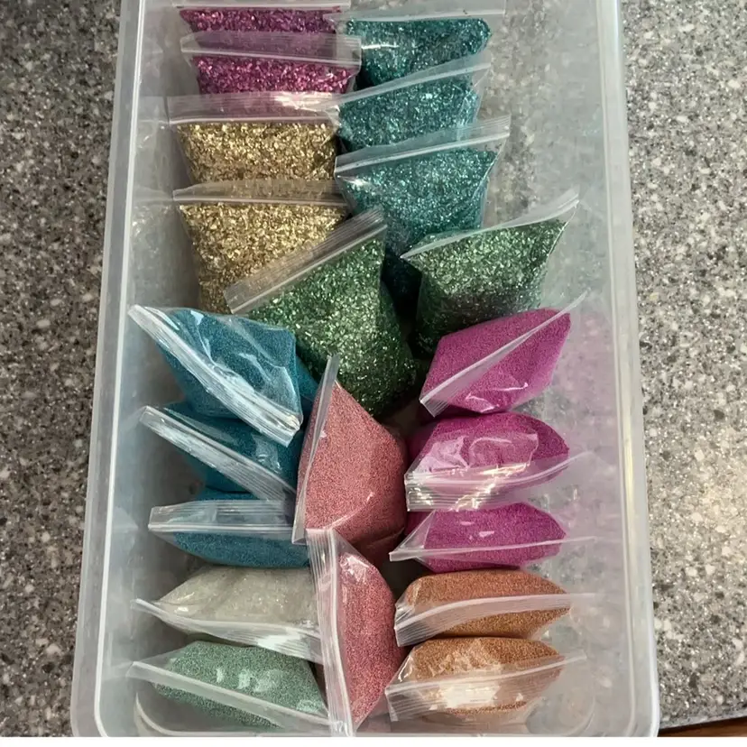 CFT Rox Glass Glitter or Glass Micro Beads COLOR CHOICE During Live