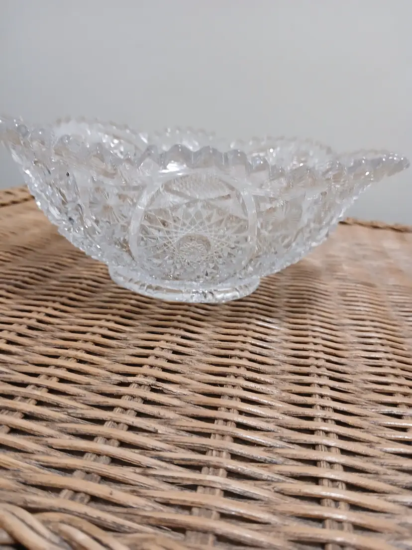 Vintage Imperial Cut Glass Bowl