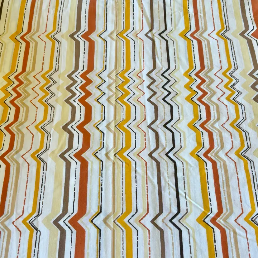 Double Size Heart Rate Pulse Retro Flat Bedsheet Blanket