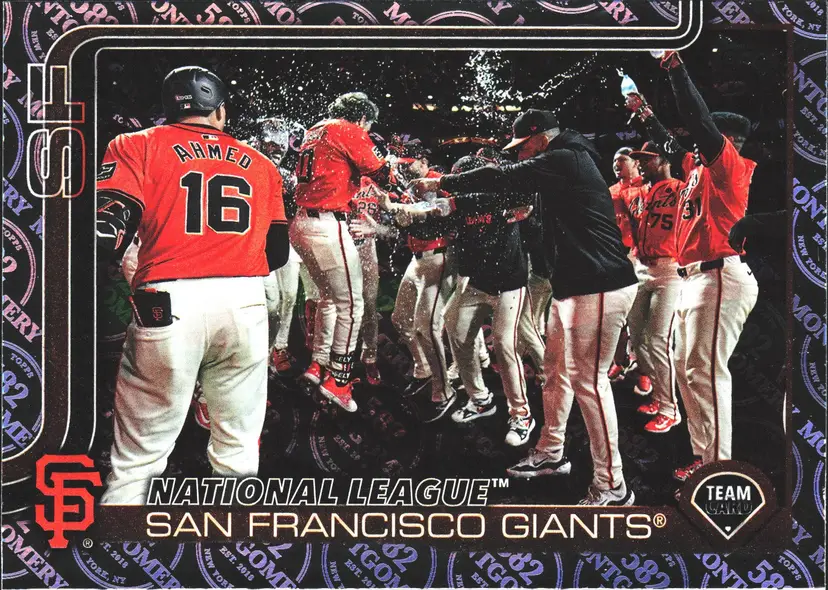 San Francisco Giants - 2025 Topps 582 Montgomery Club Foil - Pick Your Card