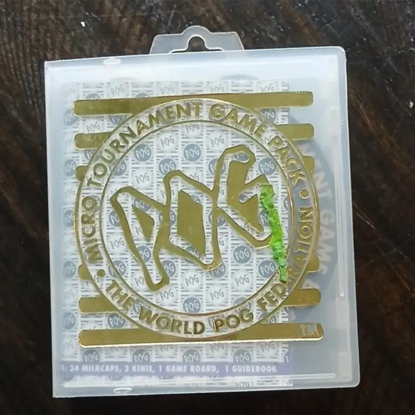 World Federation Of Pog Micro Tourney Game Board Game Pack POG 1994