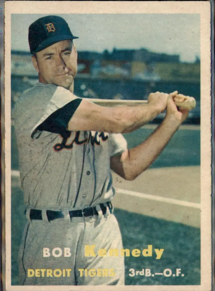1957 Topps #149 Bob Kennedy - ( pk1 ) - Detroit Tigers