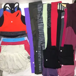Lululemon Wholesale Lot of 50 Scuba Leggings Tanks Shorts