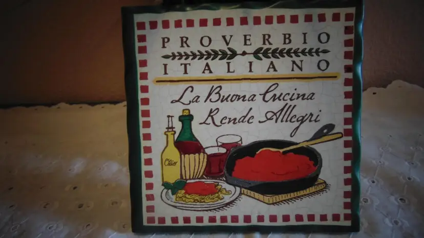 Darling Pre Owned 2023 Cortopassi Hand Painted Italian Tile/ Trivet