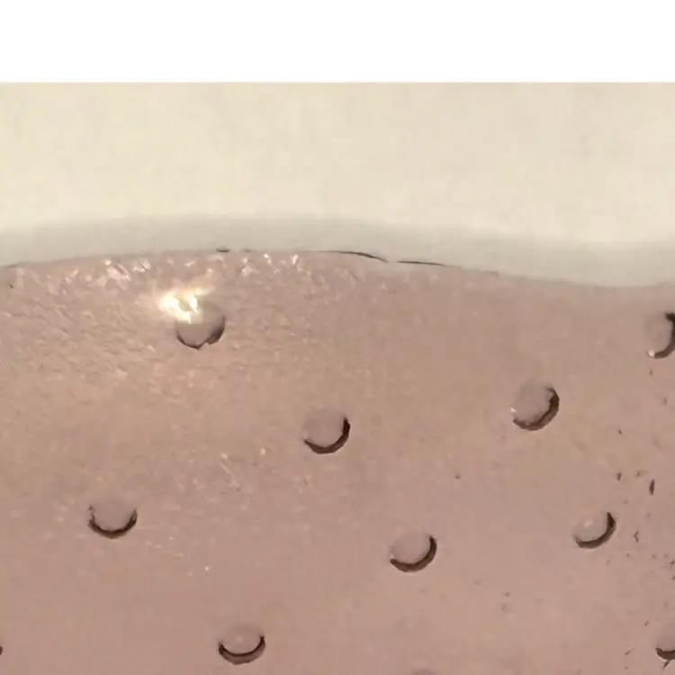 "Amethyst Purple Hobnail Textured Footed Glass Bowl With Raised Bubble Accents" 8.5” X 2.5”