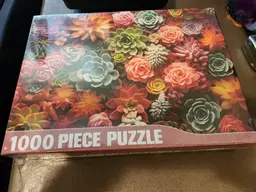 1000 piece Succulent puzzle sealed