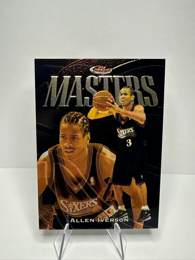 1997-98 Topps Finest ALLEN IVERSON Masters #183 Philadelphia 76ers