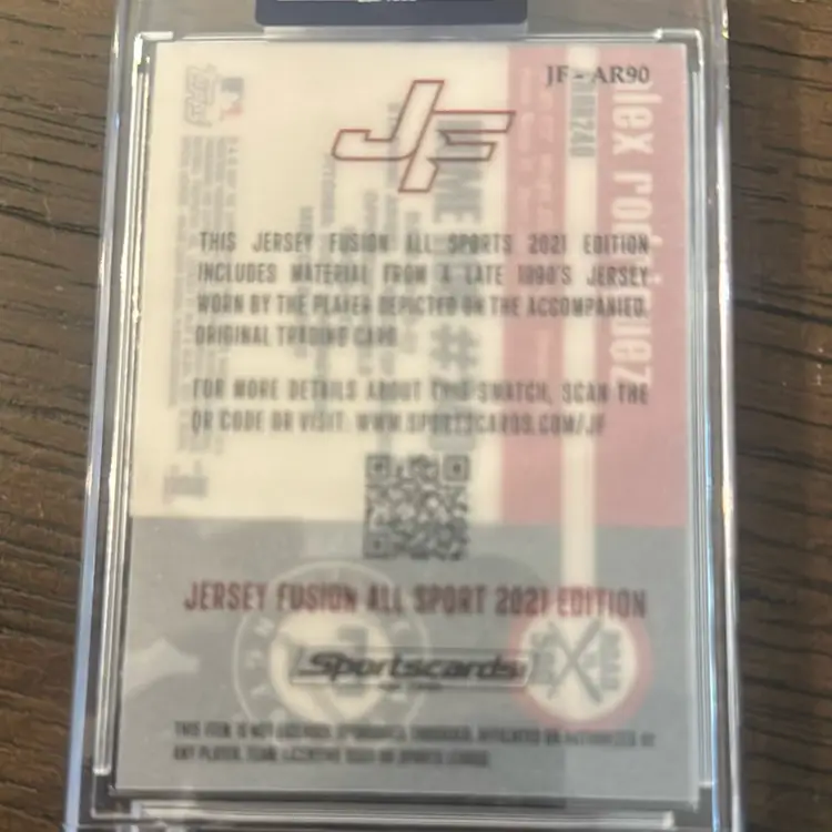 Alex Rodriguez Jersey Fusion